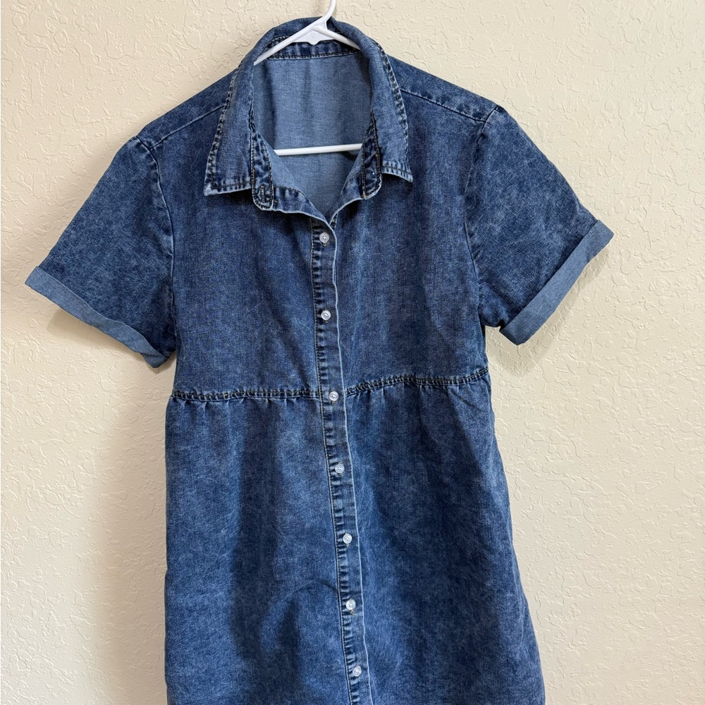 Source Unknown Denim Blue Dress